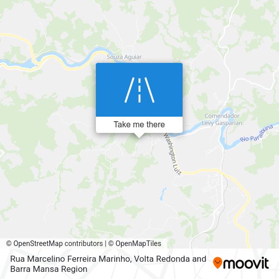 Rua Marcelino Ferreira Marinho map
