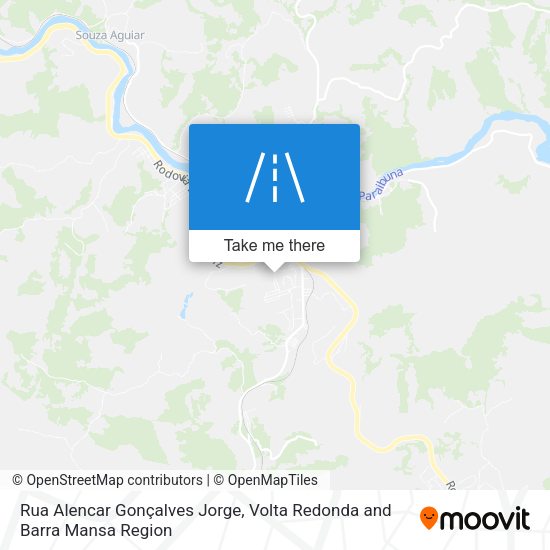 Rua Alencar Gonçalves Jorge map