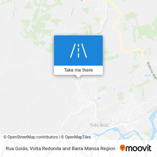 Rua Goiás map