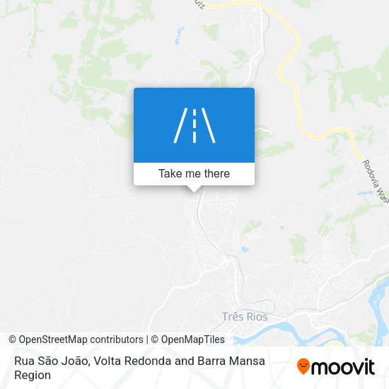 Rua São João map