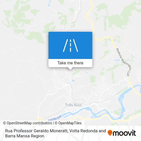 Rua Professor Geraldo Moneratt map