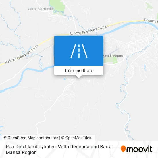 Rua Dos Flamboyantes map