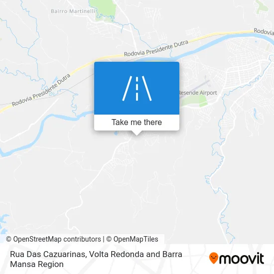 Rua Das Cazuarinas map