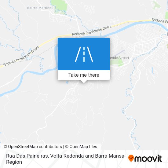 Rua Das Paineiras map