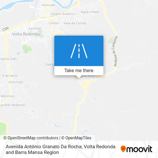 Avenida Antônio Granato Da Rocha map