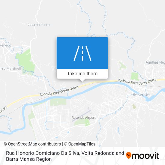 Rua Honorio Domiciano Da Silva map