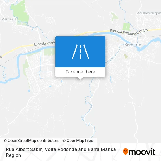 Rua Albert Sabin map