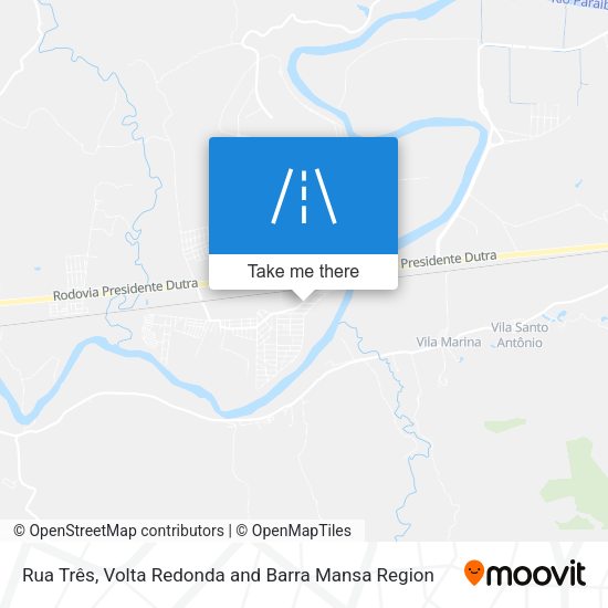 Rua Três map