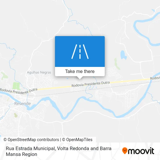 Rua Estrada Municipal map
