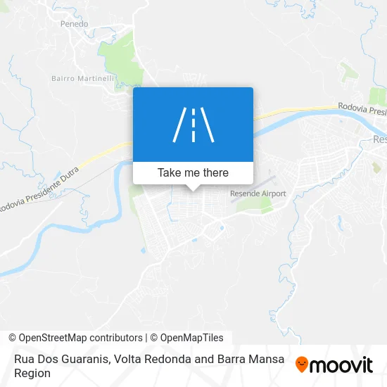 Rua Dos Guaranis map
