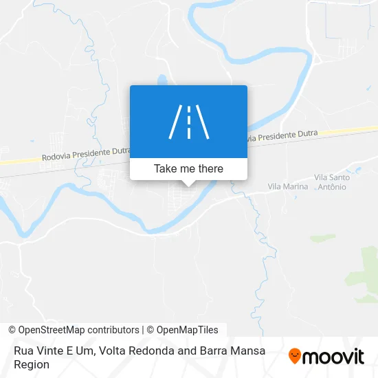 Rua Vinte E Um map