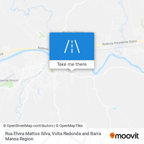 Rua Elvira Mattos Silva map