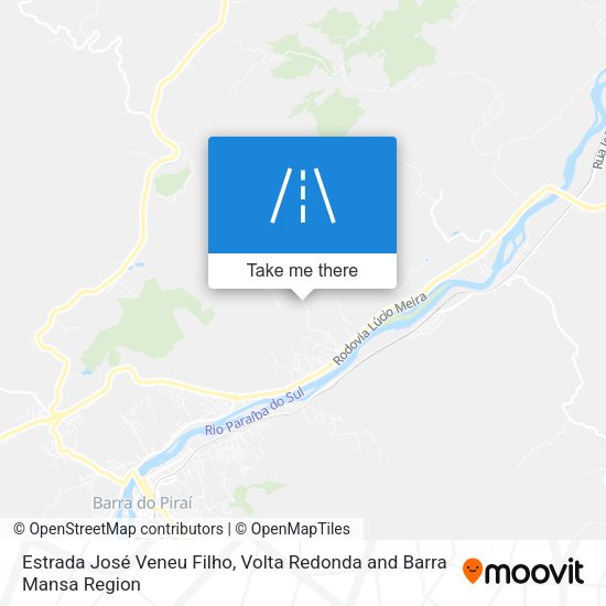 Estrada José Veneu Filho map