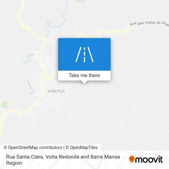 Rua Santa Clara map