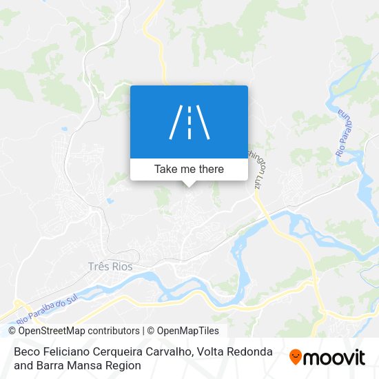 Beco Feliciano Cerqueira Carvalho map
