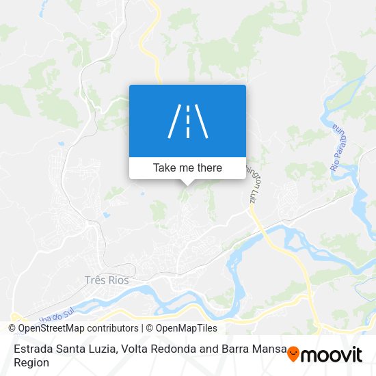 Estrada Santa Luzia map