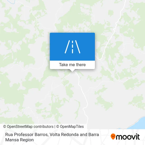 Rua Professor Barros map