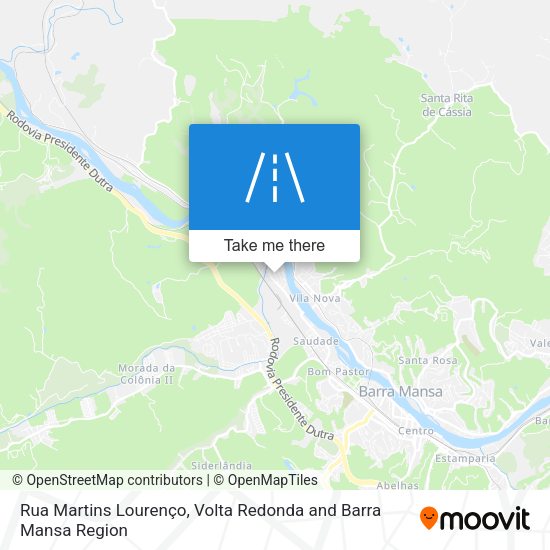 Rua Martins Lourenço map