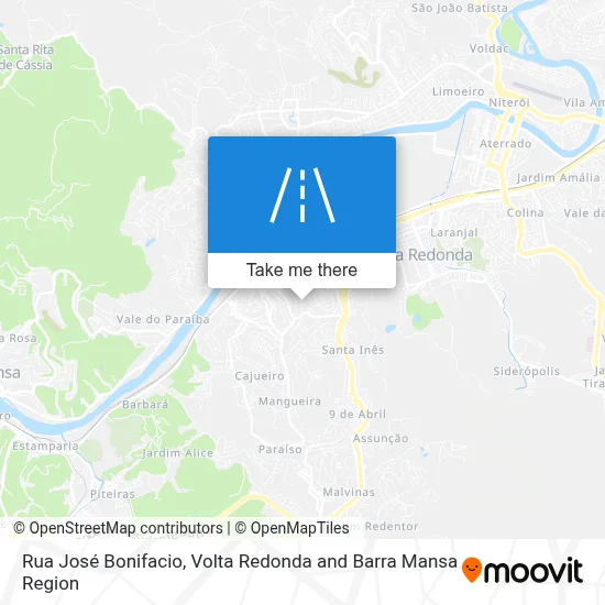 Rua José Bonifacio map