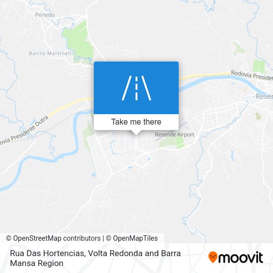 Rua Das Hortencias map