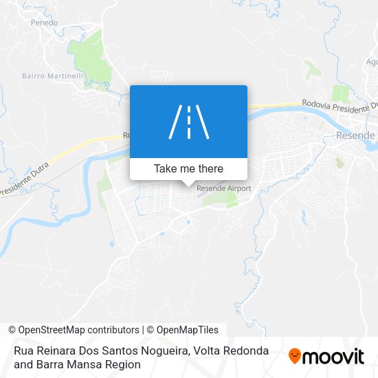 Rua Reinara Dos Santos Nogueira map