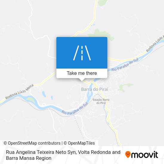 Rua Angelina Teixeira Neto Syn map