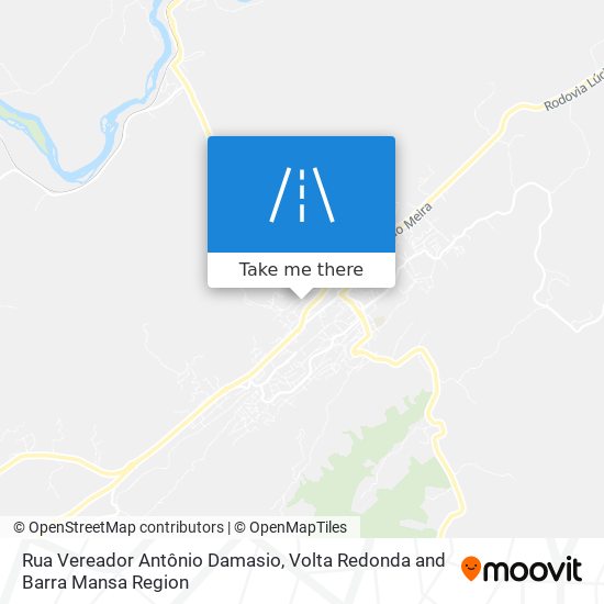 Rua Vereador Antônio Damasio map