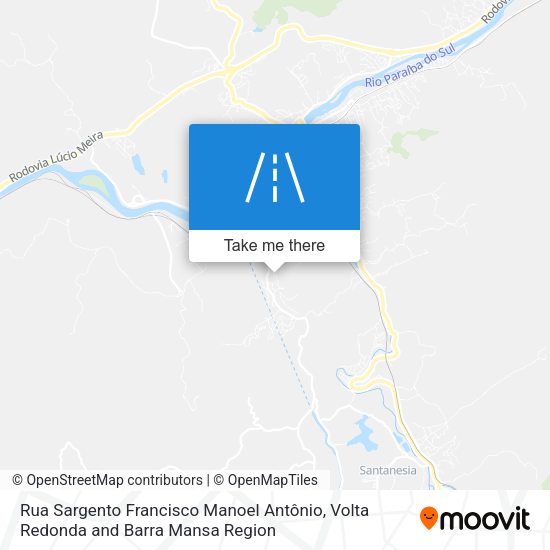 Rua Sargento Francisco Manoel Antônio map
