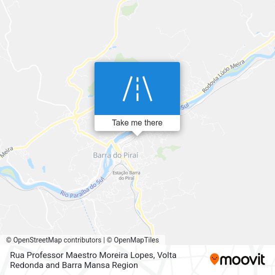 Rua Professor Maestro Moreira Lopes map