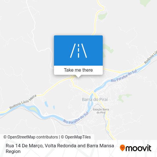 Rua 14 De Março map