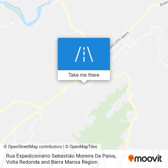 Rua Expedicionário Sebastião Moreira De Paiva map