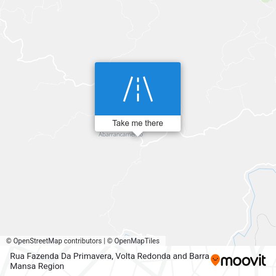 Rua Fazenda Da Primavera map