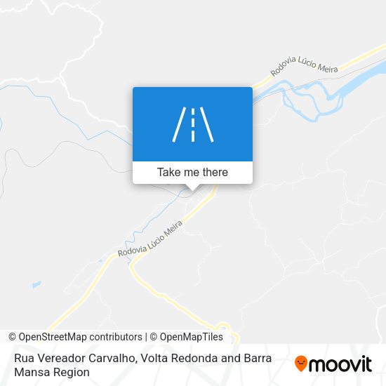Rua Vereador Carvalho map