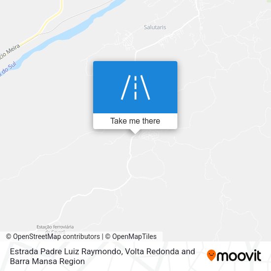 Estrada Padre Luiz Raymondo map
