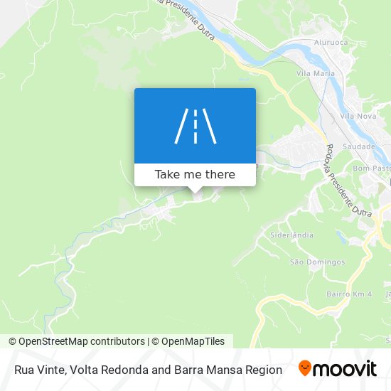 Rua Vinte map