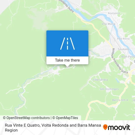 Rua Vinte E Quatro map