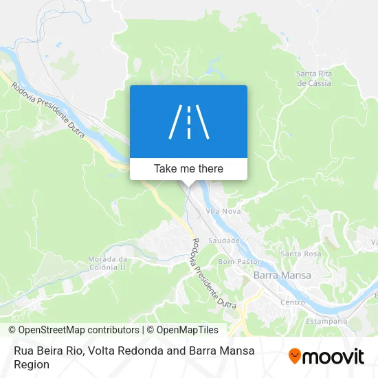 Rua Beira Rio map