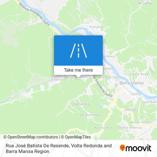 Rua José Batista De Resende map