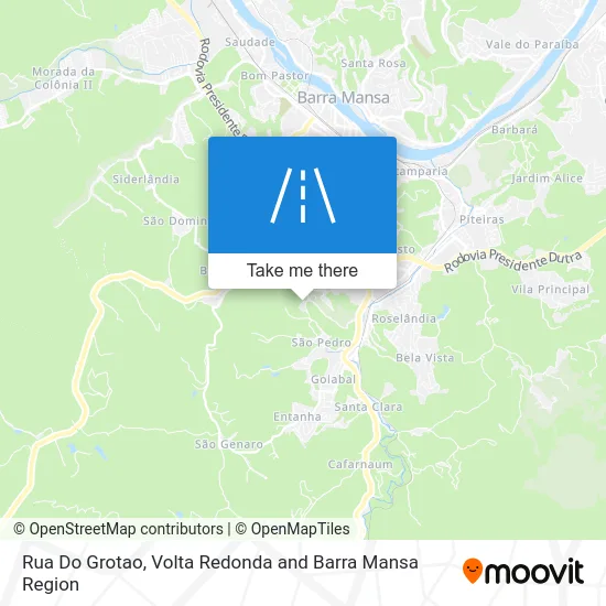Rua Do Grotao map