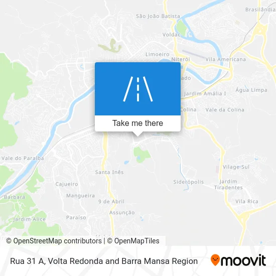 Rua 31 A map