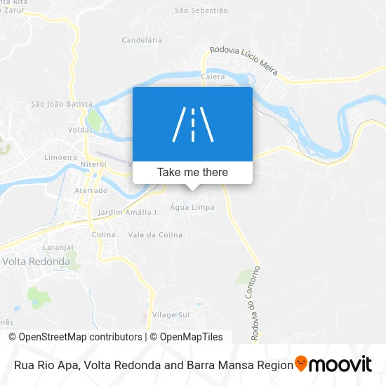 Rua Rio Apa map