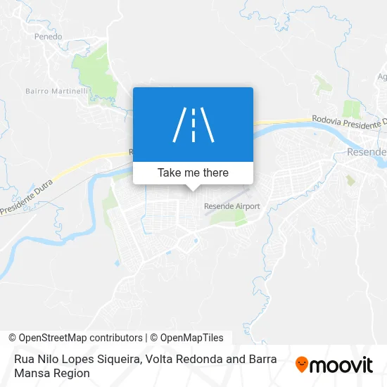 Rua Nilo Lopes Siqueira map