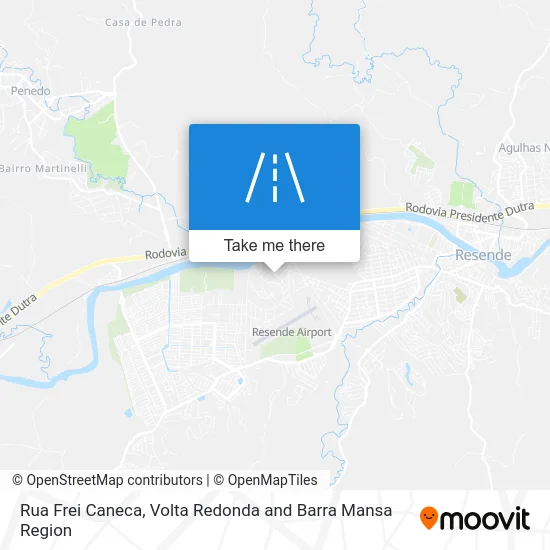 Rua Frei Caneca map