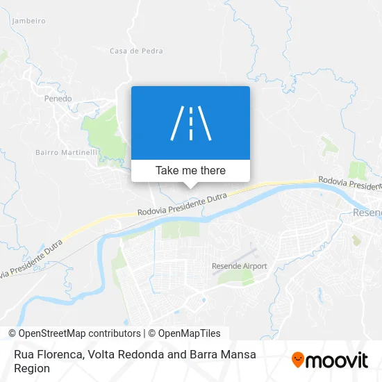 Rua Florenca map