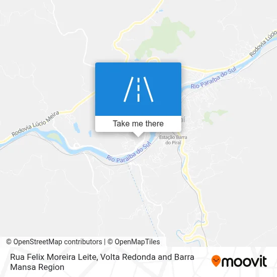 Rua Felix Moreira Leite map