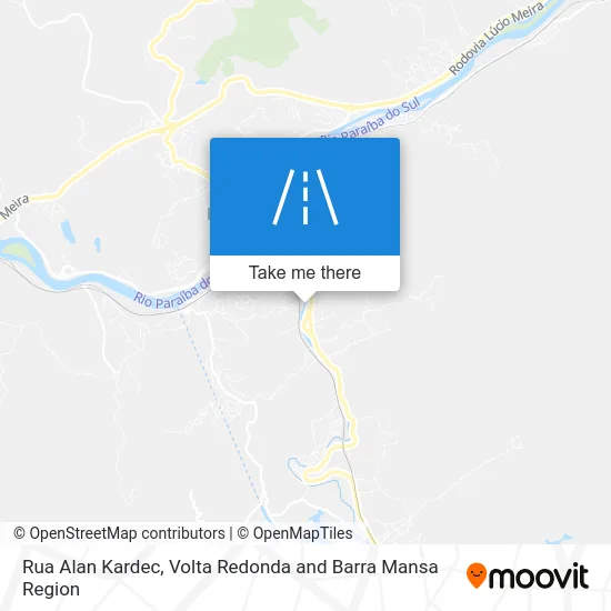Rua Alan Kardec map