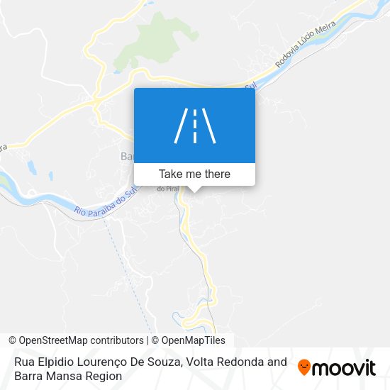Rua Elpidio Lourenço De Souza map