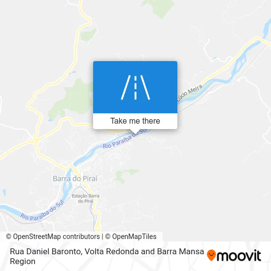 Rua Daniel Baronto map