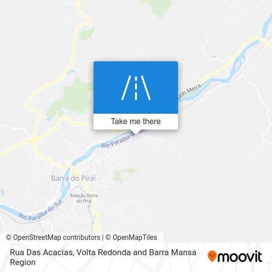 Rua Das Acacias map