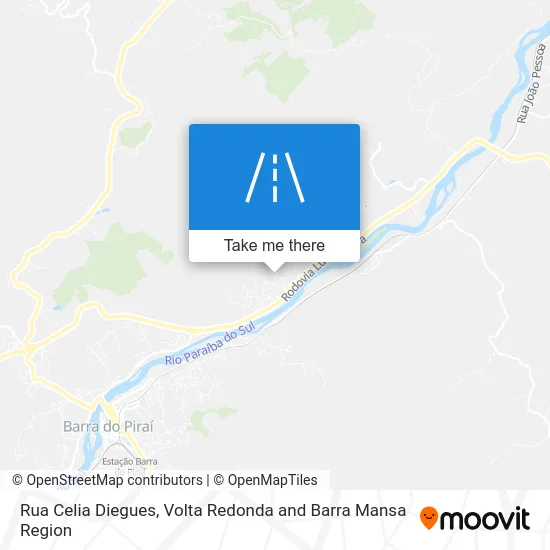 Rua Celia Diegues map